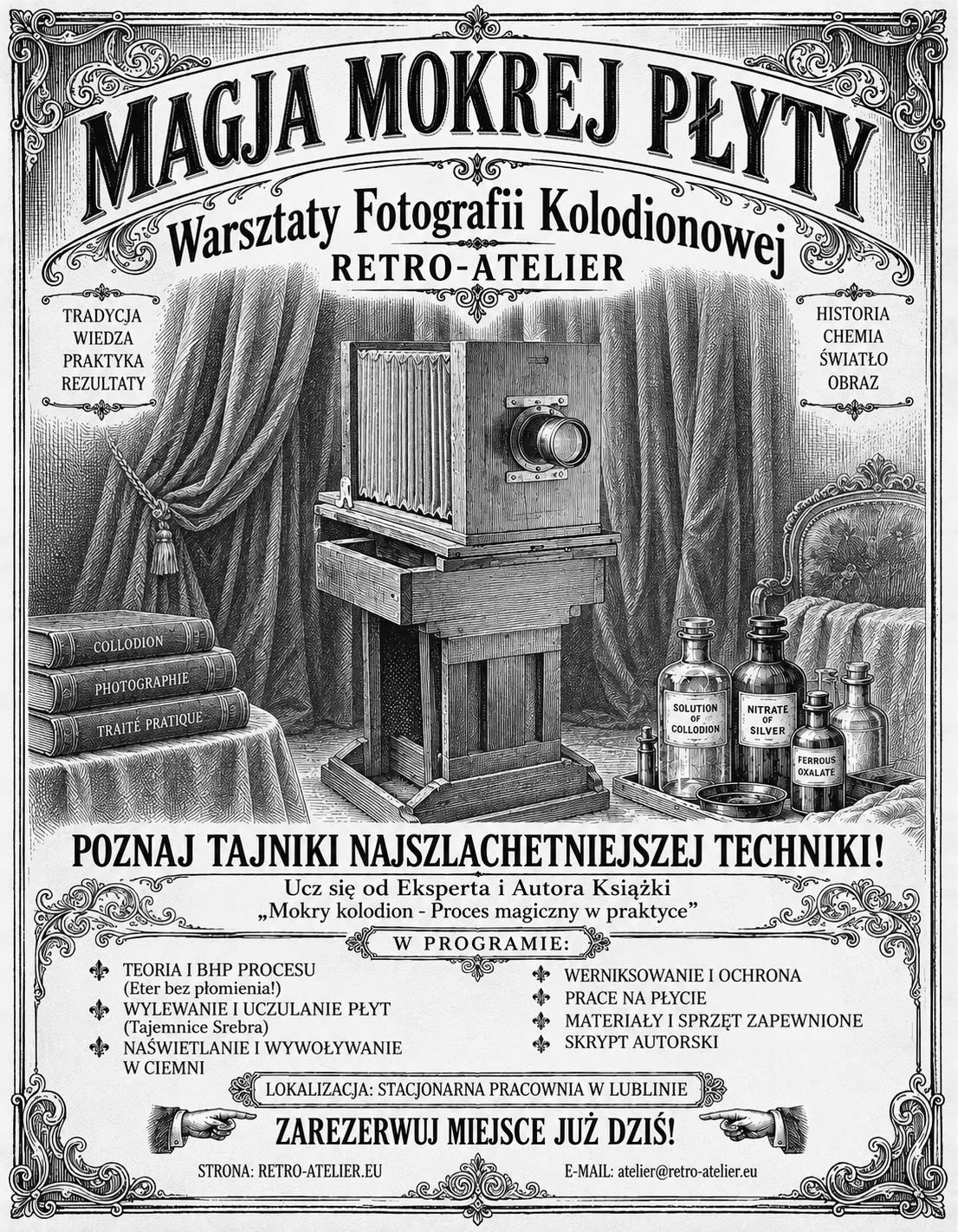 Warsztaty Mokry Kolodion w formule 1:1.